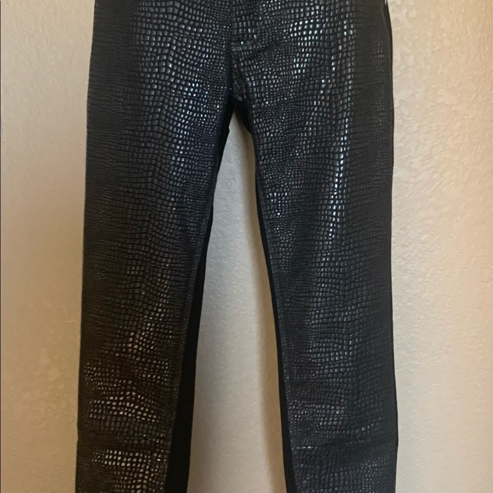 Dl1961 Emma 4way Stretch Black Python Print Skinn… - image 2